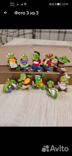 Коллекции крокодилов из киндер