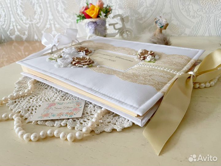 Свадебный фотоальбом(ручная работа)