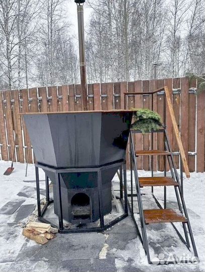 Банный чан/Купель с подогревом