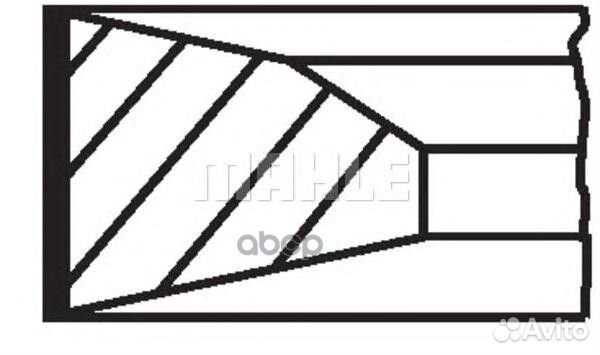 Кольца поршневые d130 STD 3.5x3x4scania DC13 061