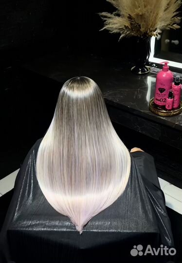 Выпрямление волос:Кератин,Нанопластика,Ботокс