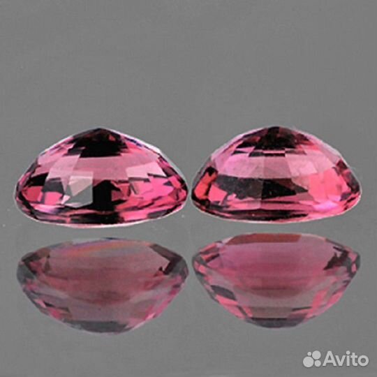 Турмалин натуральный 0,89Ct 6х4мм 1к-кт VVS Овал