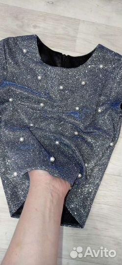 Юбка и топ для девочки ростом 128-134