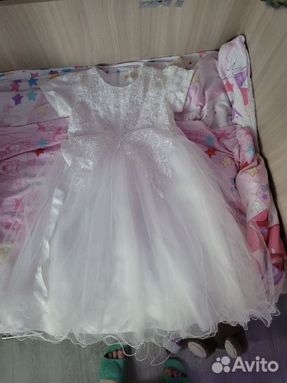 Вещи на девочку пакетом 122-128, большой пакет