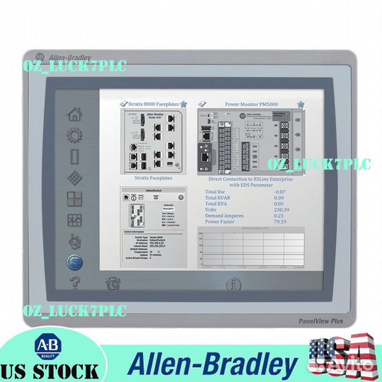 Allen-Bradley allen bradley 2711P-T10C4D7 panelview plus 1000 2711PT10C4D7