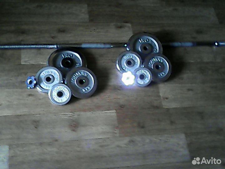 Штанга прямой гриф