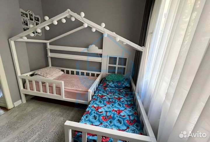 Детская Кровать с Бортиком