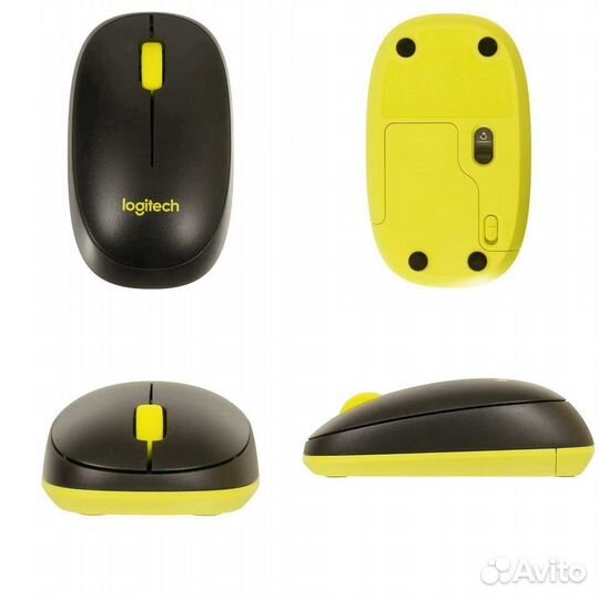 Клавиатура+мышь Logitech MK240 Nano Black