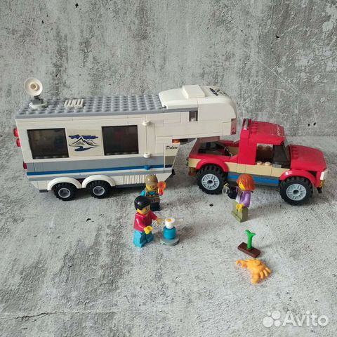 Лего аналог Пикап и трейлер 60182