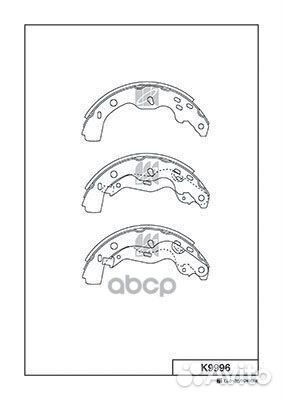 Колодки тормозные барабанные suzuki k9996 Kashi