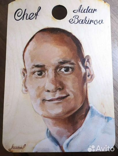 Картина, портрет, подарок маслом