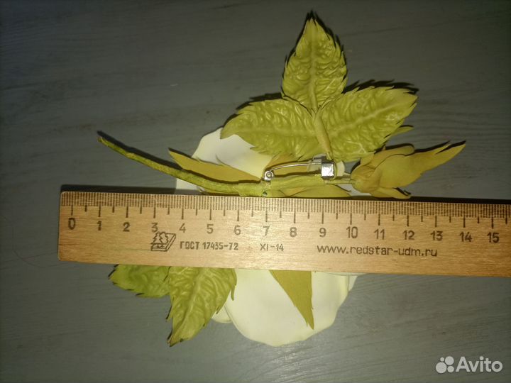 Браслет женский металл, брошь из фоамирана