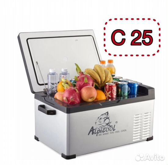 Авто холодильник Alpicool C25 с bluetooth (блютус)