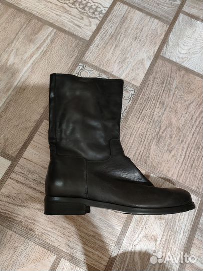 Сапоги женские демисезонные натуральная кожа 36