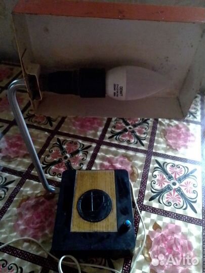 Настольная лампа и бра из СССР