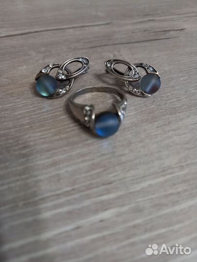 Серебряные серьги, подвески