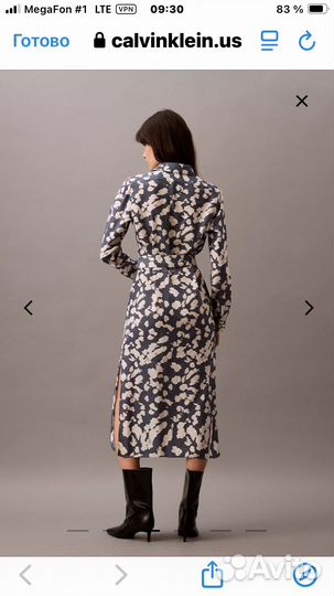 Платье женское кэльвин кляйн (Calvin klein)