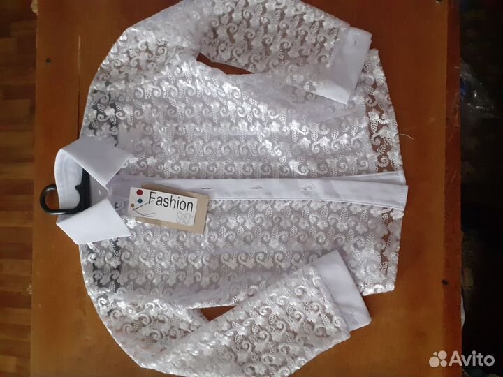 Блузка ажурное шитье