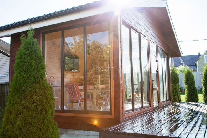 Раздвижные алюминиевые окна двери