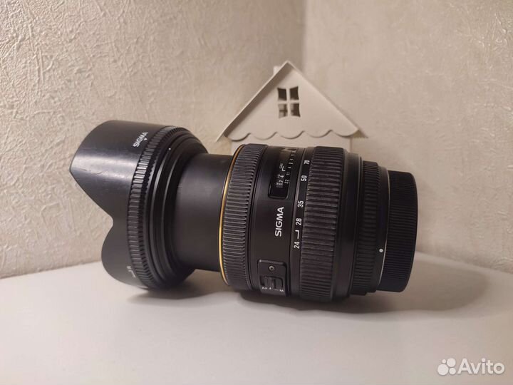 Объектив Sigma 24-70 f/2.8 DG HSM Canon ремонт