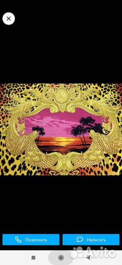 Versace платок шёлковый оригинал