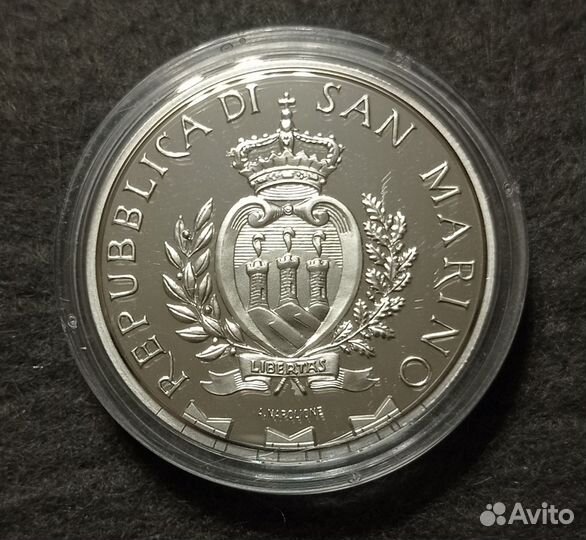 Монета Сан-Марино 2018 Культурное наследие Серебро