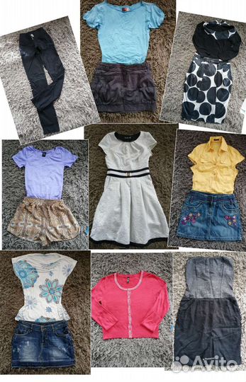 Летние платья и юбки пакетом, 12-14 лет(13шт)