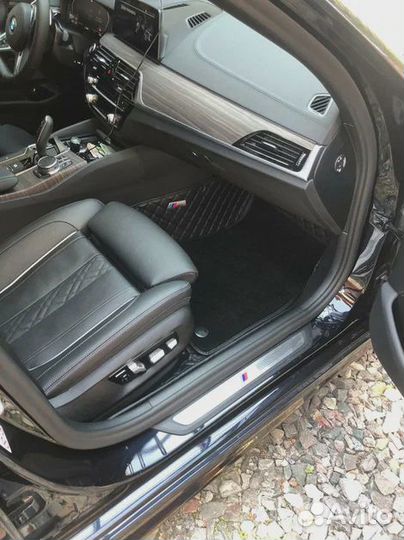 3д коврики из экокожи с бортами в салон авто