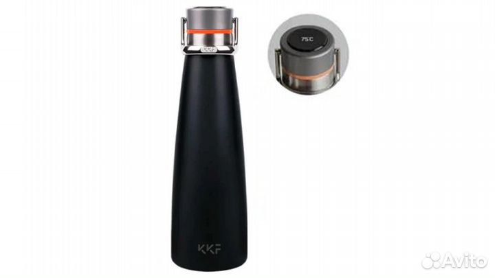 Термос Xiaomi KKF с oled-дисплеем 475 мл, чёрный