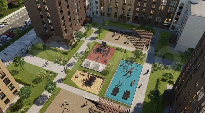 1-к. квартира, 43,6 м², 9/9 эт.