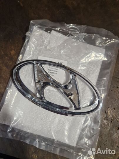 Эмблема hyundai solaris