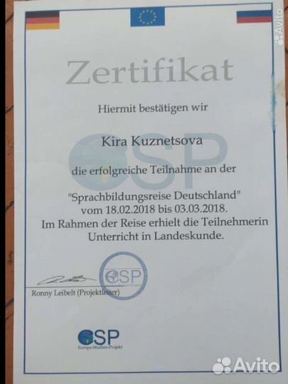 Репетитор по английскому языку