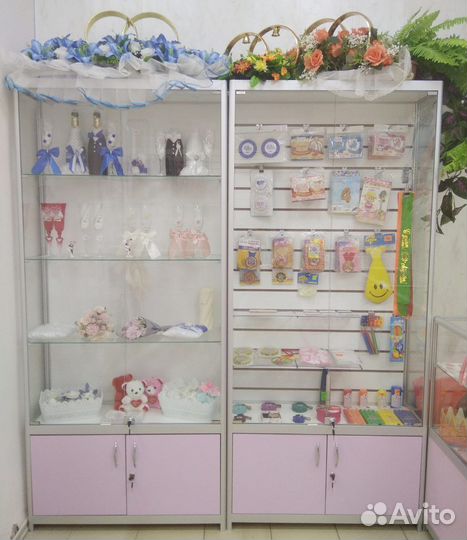 Витрина стеклянная