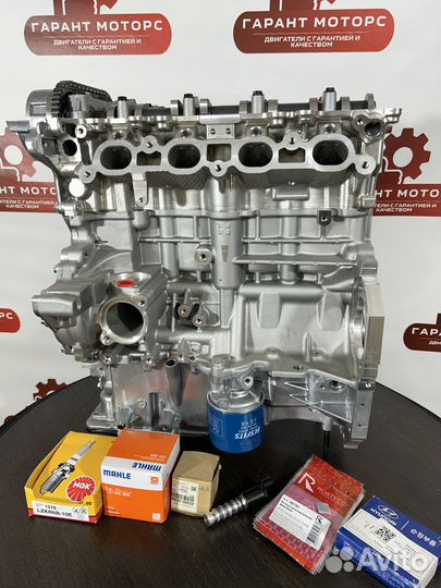 Двигатель на Hyundai solaris 1 kia Rio 3 G4FC 1.6
