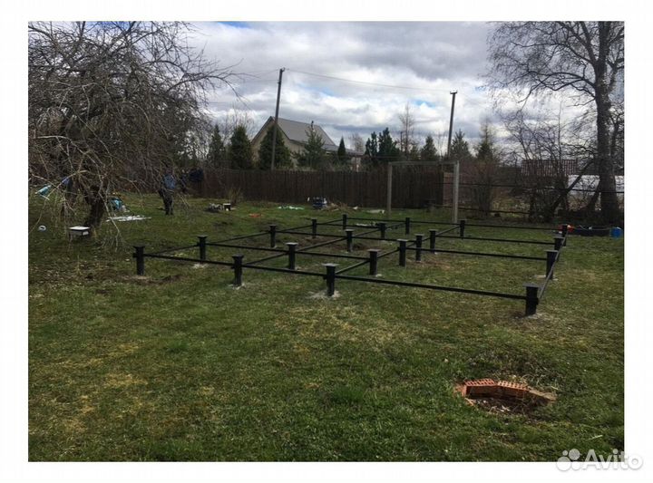 Установка винтовых свай