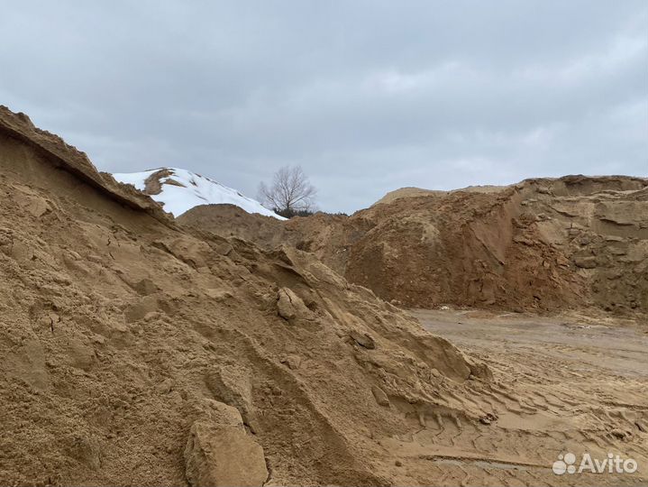 Песок, щебень