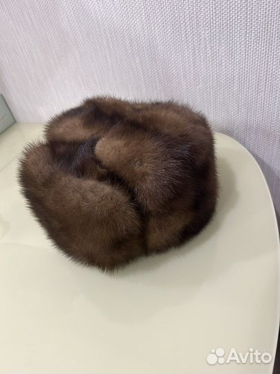 Норковая шапка мужская