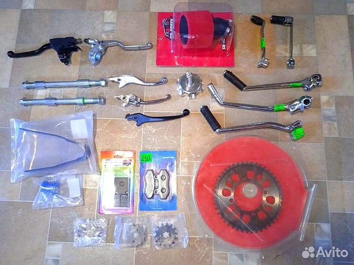 Запчасти на питбайк