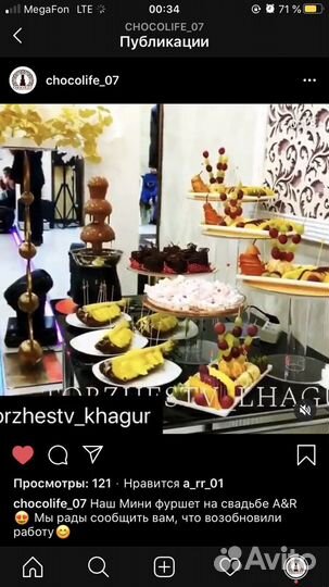 Шоколадный фонтан