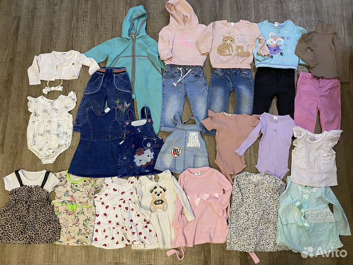 Одежда для девочки 86-92 пакетом