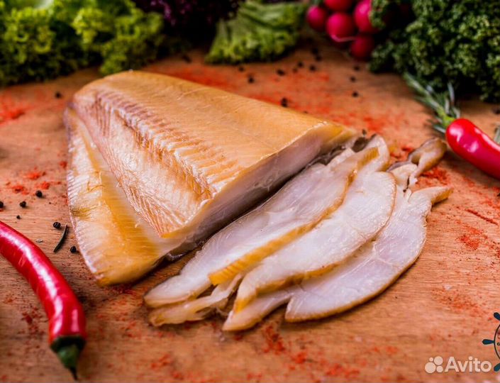 Палтус холодного копчения собственного производств