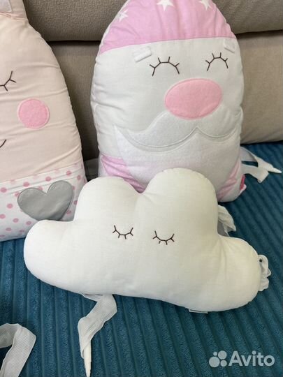 Бортики в детскую кроватку