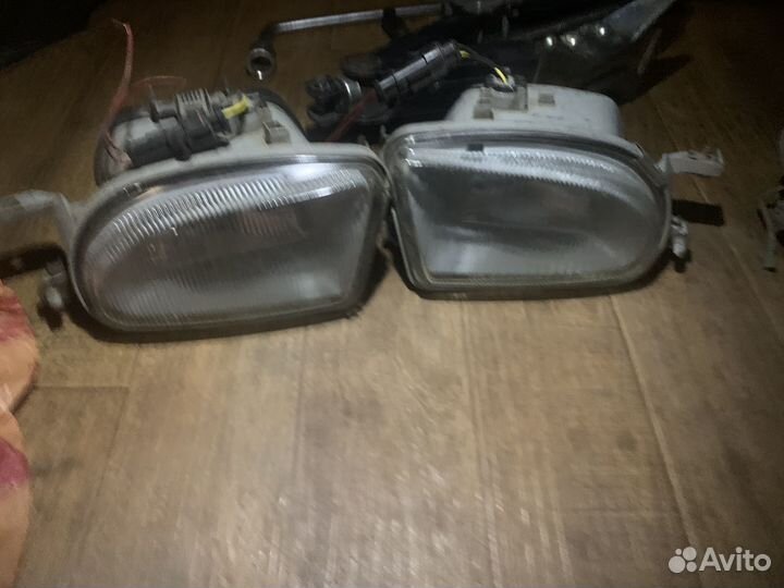 Противотуманки w210 mercedes рестайлинг