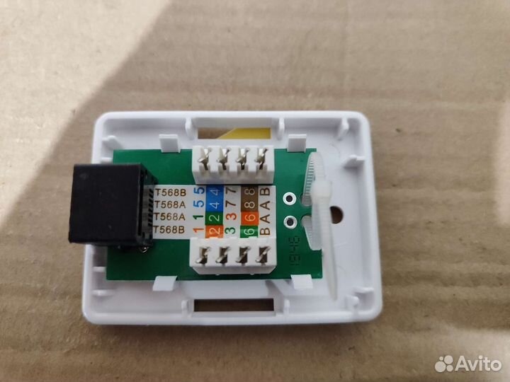 Розетка компьютерная RJ-45 cat.5e 1 порт