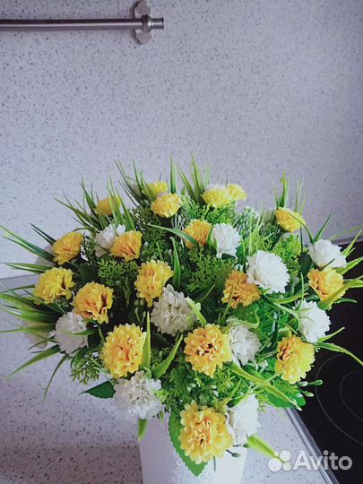 Искусственные цветы букеты