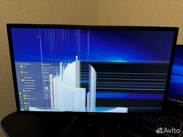 Монитор Asus VG248QG нужна замена матрицы