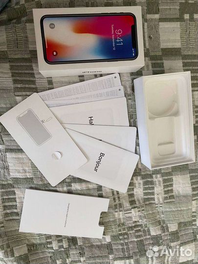 Коробка от смартфона Apple iPhone X Space Grey 64