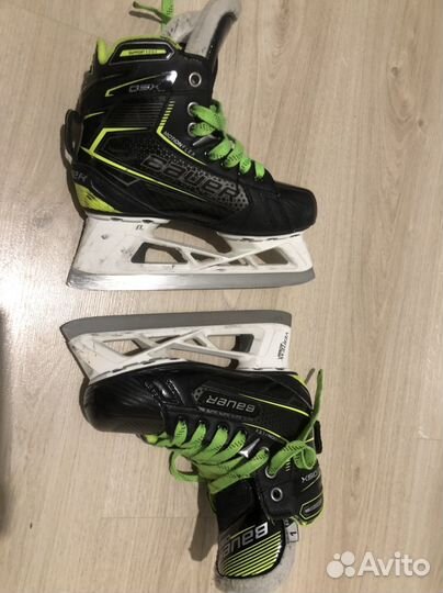 Хоккейные детские вратарские коньки Bauer gsx 1 ее