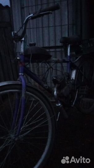 Велосипед с бензиновым мотором