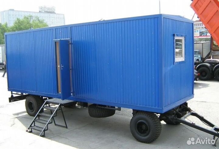 Бытовка 8*2,45м, на шасси (нш-02)